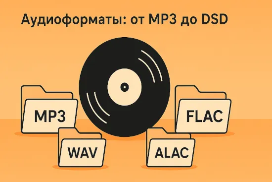 Аудиоформаты: от MP3 до DSD — чем они отличаются и какой выбрать?