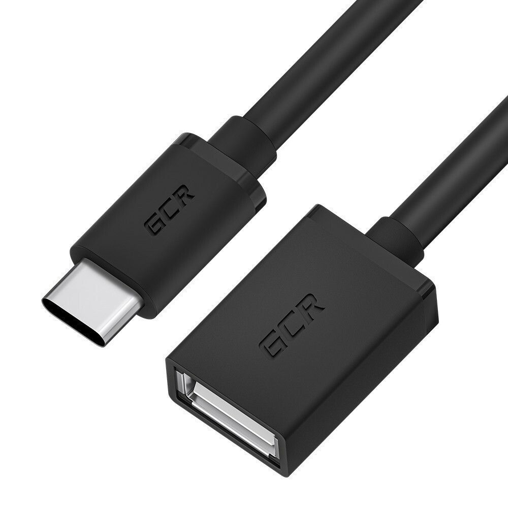 Кабель USB Greenconnect GCR-55261, USB - USB Type-C, 1 м, чёрный ...