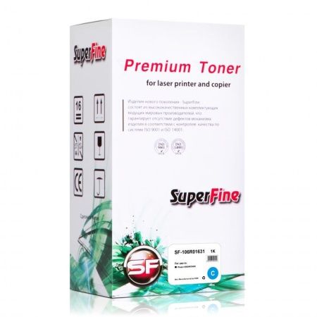 Детальное фото Лазерный картридж SuperFine SF-106R01631 аналог картриджа Xerox 106R01631, голубой – описание, характеристики | SMOOG