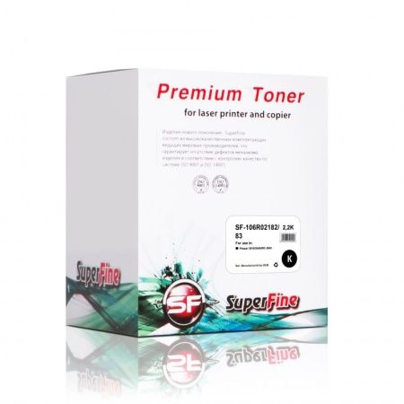 Детальное фото Лазерный картридж SuperFine SF-106R02182/83 аналог картриджа Xerox 106R02182, черный – описание, характеристики | SMOOG