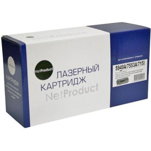 Детальное фото Лазерный картридж NetProduct N-Q5949A/Q7553A аналог картриджа Q7553A / 5949A, черный – описание, характеристики | SMOOG