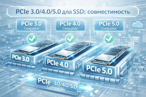 PCIe 3.0/4.0/5.0 для SSD: совместимость и выбор