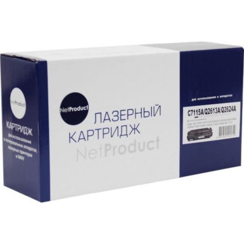 Детальное фото Картридж лазерный NetProduct N-C7115A/Q2613A/Q2624A аналог C7115A/Q2613A/Q2624A, чёрный – описание, характеристики | SMOOG