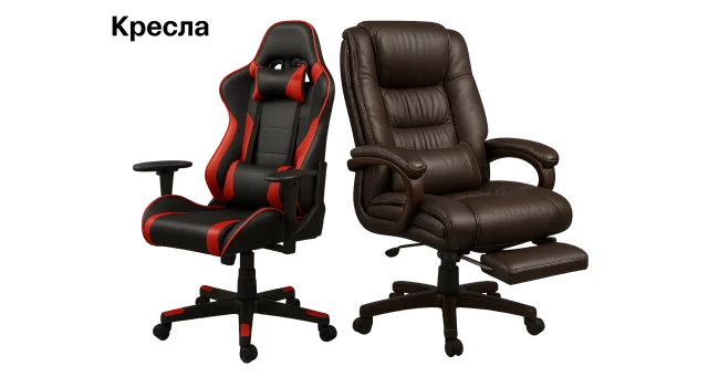Геймерские и офисные кресла