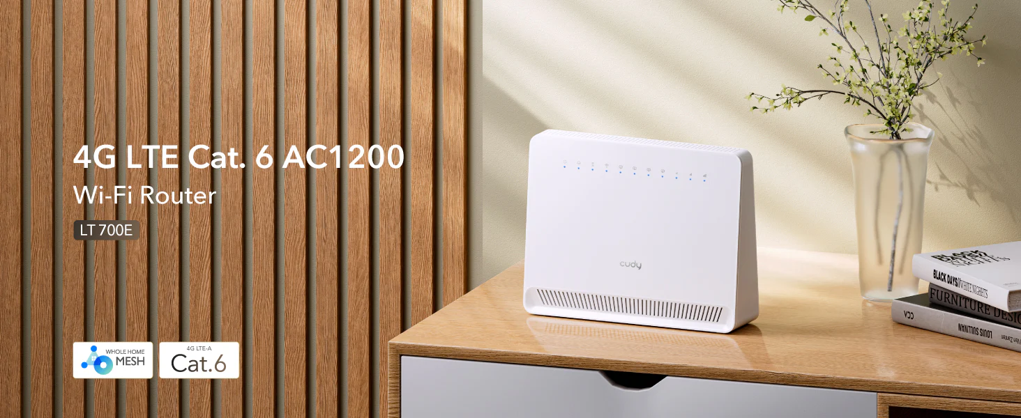 🆕 Новинка в каталоге SMOOG: Wi‑Fi-роутер Cudy LT700E с быстрым 4G (Cat.6) — стабильный интернет там, где нужен.