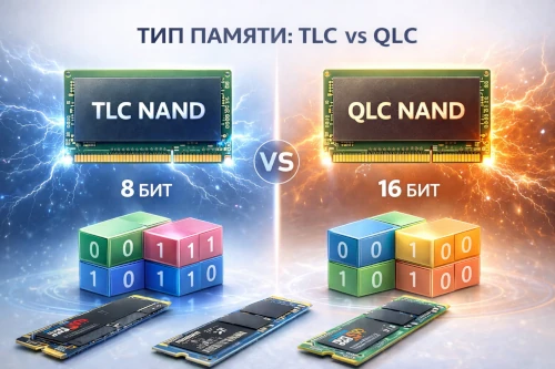 Тип памяти SSD: TLC vs QLC