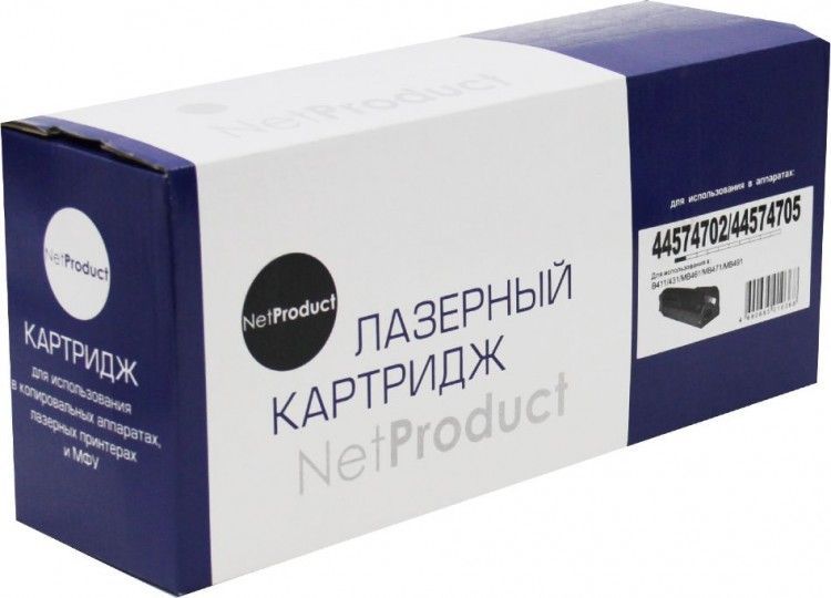Детальное фото Лазерный картридж NetProduct N-44574702/44574705 аналог картриджа OKI 44574705, черный – описание, характеристики | SMOOG