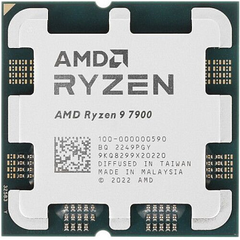 Процессор AMD Ryzen 9 7900 OEM – фото, краткий обзор | SMOOG